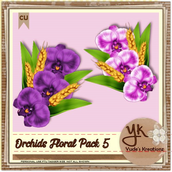 Orchids Floral Pack 5CU/PU